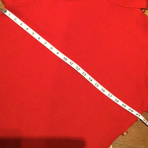 Carlisle Sport Red Shift Lambswool Knit Dress - Large - Picture 8 of 8